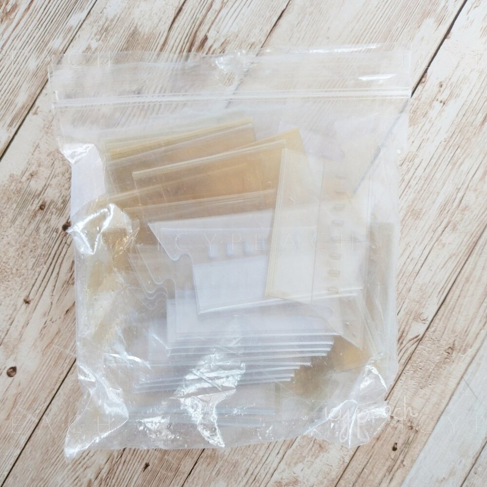 Hanging File Folder Tabs 50 Pack Plastic Insertable Index Tabs Office Supply
